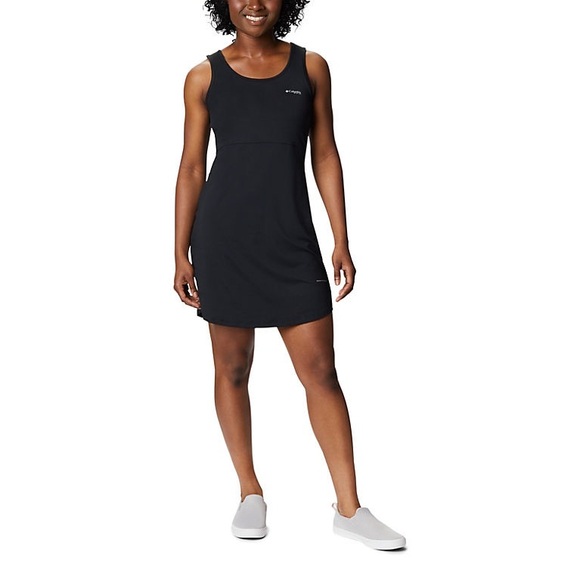 Columbia Dresses & Skirts - Columbia PFG athletic hiking, camp fishing outdoors, black sleeveless dress 1X